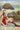 Vtg Art Deco 1900's Color Girl On Bathing Suit On Beach Art Print PHOTO #2706