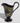 Vintage 1920s HH&G Ltd England Hand Painted Blue GOLDEN MOON Creamer