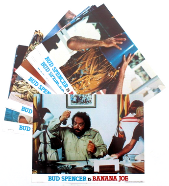 12 Vtg 1982 Bud Spencer Is Banana Joe Movie Film Press Kit Lobby Card 11X14