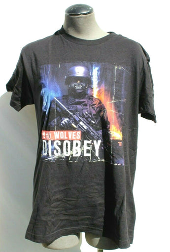 New Men's Bad Wolves Disobey Heavy Metal Band Concert T-Shirt - Medium