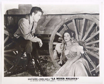 Vintage 1954 Rafael Baledon / Leonora Amar LA MUJER MALDITA Press Photo 1