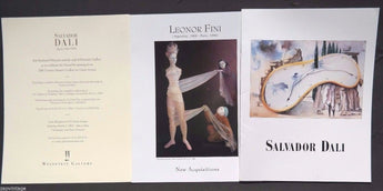 Salvador Dali Art Gallery Catalog / Booklet (Melting Clock)
