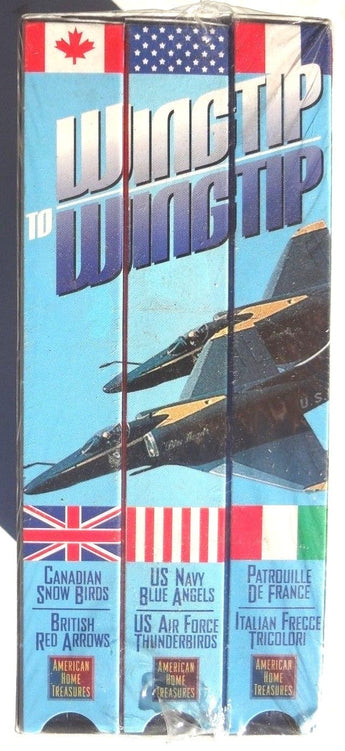 SEALED Three VHS Tape SET WINGTIP TO WINGTIP World's Greatest Precision Flying