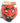 2003 Vtg PMG Halloween Expressions Horror Monstrous Red Devil Mask Latex NOS
