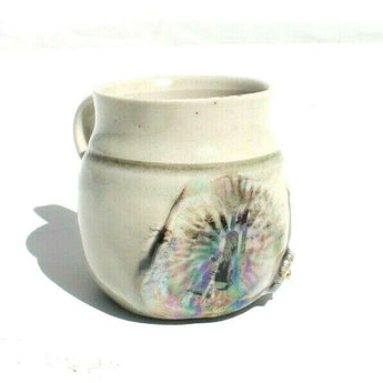Vtg MCM CALIFORNIA CA Pottery CLAY - Retro Abstract Art Contemporary Coffee Cup