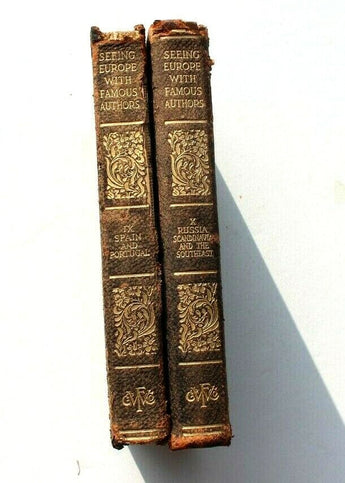 Antique 1914 Seeing Europe W/ Famous Authors (X Russia Scandinavia / XL Spain)