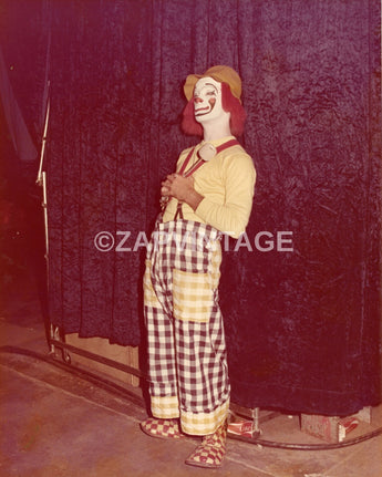 Vtg 1970s JIM TINSMAN Carnival Circus Clown Performer Actor Photo #2657