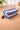 New Blue & White Stripped Makeup Bag Nylon Mesh Cosmetic Bag W/ Cherry Zipper