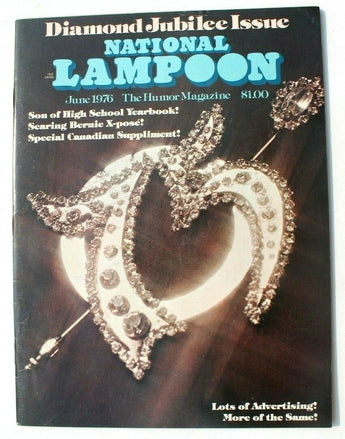 Vintage June 1976 National Lampoon Magazine Diamond Jubilee Issue