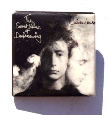 Vtg JULIAN LENNON The Secret Value Of Daydreaming (Music Band) Pin BADGE Pinback