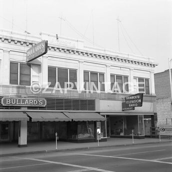 Vtg 1963 Searcy's Television Radio Store Shop Poterville California Photo #2095