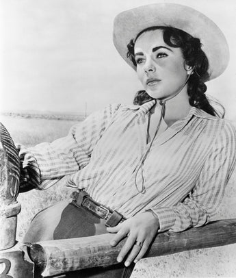 Vtg 1970s Elizabeth Taylor Headstrong Beauty In The Move GIANT Photo #1292