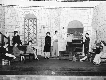 Vintage 1947 Senior Play (Gardena High School) Black & White Photo #126