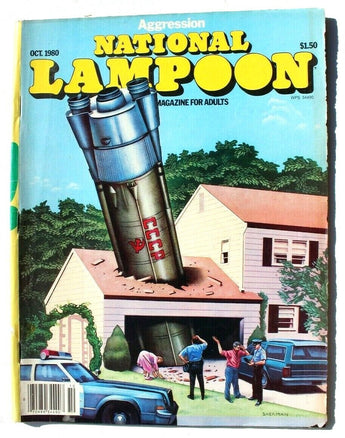 Vtg October 1980 National Lampoon Magazine Vol. 2 No. 27 (Aggression)