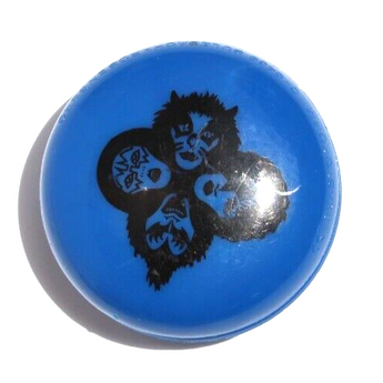 Vtg RARE Kiss Band Memorabilia Elastoform D-4858 Sulzbach - Rosenberg Blue Yo-Yo