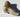 Vintage Gold Tin Metal Victorian Ornate Womens Boot Heel Shoe W/ Lace Figurine