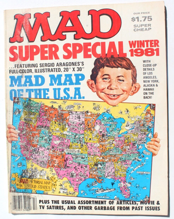 Vintage Winter 1981 MAD Magazine No. 37 - Super Special Edition