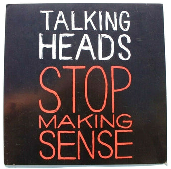 Vtg Talking Heads (Stop Making Sense) Album Release In-Store Advertising Sign