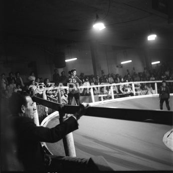 Vtg 1956 Los Angeles Braves Girls / Boys Roller Derby Game Photo #1641