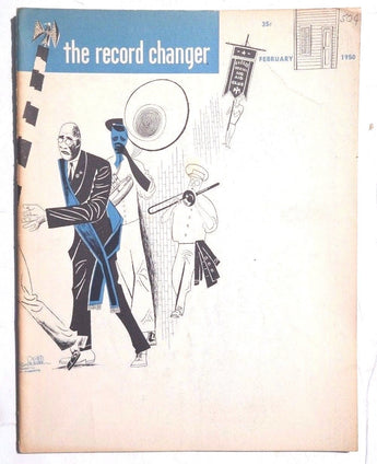 Vtg February 1950 THE RECORD CHANGER Vol. 9 No.2 (Inside Pee Wee) Music Magazine