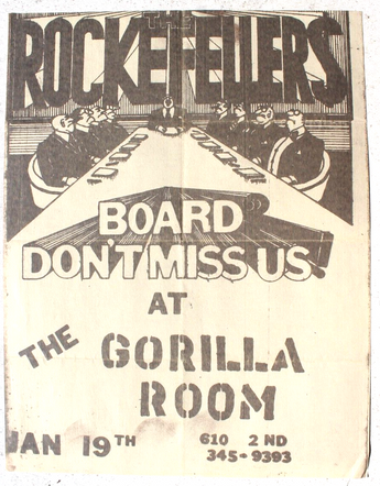 Vtg Orig The Rocket Feulers Band Promo PUNK Rock Concert POSTER Flyer
