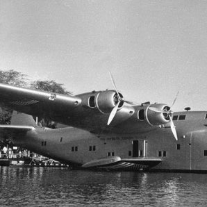 Vtg B&W WWII World War Two Military U.S. Clipper Aircraft Airplanes Photo #749