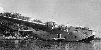 Vtg B&W WWII World War Two Military U.S. Clipper Aircraft Airplanes Photo #749