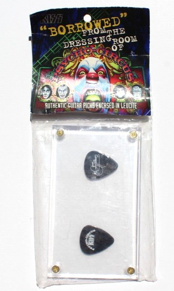 Vtg 1998 Kiss Band Memorabilia Gene Simmons Psycho Circus Tour Guitar Picks NOS