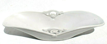 Vintage Gray Shabby Chic Farm House Kitchen Table Long V Shaped Fruit Bowl