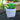 Mini Artificial Industrial Concrete Succulent Plant Desktop Vase Floral Decor