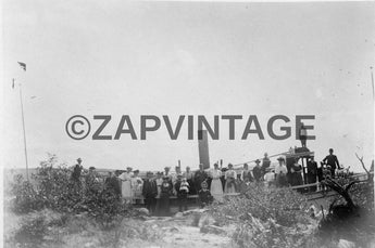 Vtg 1900's Family Reunion On The Goldenrod Boat Photo #1953
