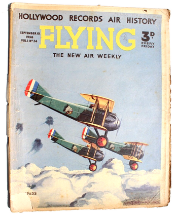 Vtg Sept 10, 1938 Flying Aviation Magazine Vol. 1 No. 24 Air Weekly