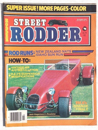 Vtg Hot Rat Rod Car Magazine - Street Rodder OCTOBER 1979 Vol. 8 no. 10