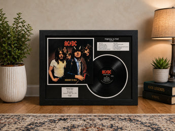 New ACDC Highway To Hell Framed LP Vinyl Record Album Plaque Wall Art Decor