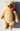 Vtg 1960s -1970 Steiff Teddy Bear Lentil Button Light Brown 13" Button Plush Toy