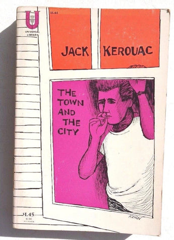 Vtg 1950 Jack Kerouac THE TOWN AND THE CITY Book UNIVERSAL LIBRARY UL-65