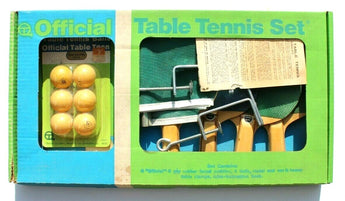 NOS Vtg 1970s OFFICIAL TABLE TENNIS SET Trans Global Sports - COMPLETE