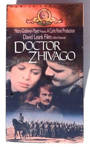 SEALED Doctor Zhivago (VHS 2-Tape Set) Dir. David Lean -- Omar Sharif