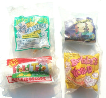 Sealed Vintage Lot Of 1993 McDonald Happy Meal Toys (Bobbys World, Donald Duck)