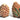 Vintage Brown Pine Tree Acorn Salt and Pepper Shakers Set Dinnerware