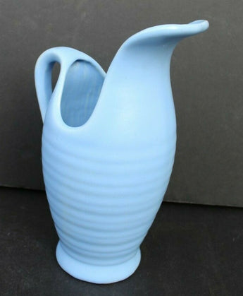 Vtg MCM CALIFORNIA CA Pottery - Blue Metlox Water Pitcher