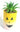 NEW Yellow / Pink Happy Halloween Pumpkin Ceramic Planter Plot W/ Succulents