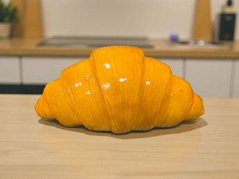 New FAKE Bakery Thanksgiving Butter Bread Basket Croissant Decorative Decor