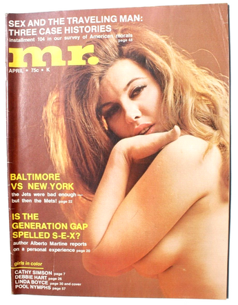 Vtg April 1970 Mr. Magazine Vol. 14 No. 6 - Cathy Simson LINDA BOYCE