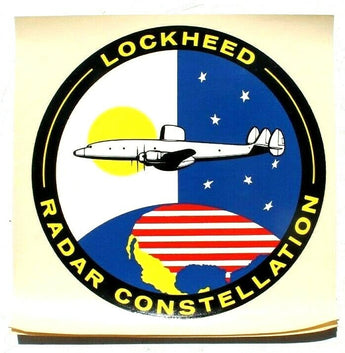 Vintage Lockheed Radar Constellation Decal Sticker - NOS