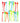 20 Retro Vtg NEON (Flamingo, Palm Tree, Seahorse) Party Cocktail Stirring Sticks