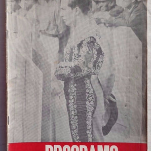 Vintage MAY 1961 Programs International Bullfight Bullfighting Magazine