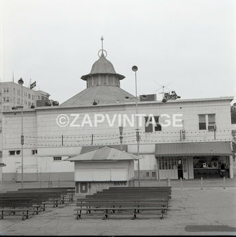 Vintage 1965 Looff Carousel Building Long Beach CA The Pike Photo #2317