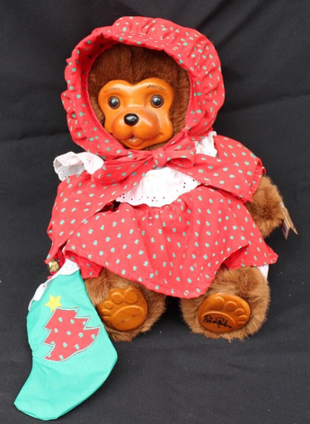 Vtg Wood Robert Raikes Collectibles Signed Teddy Bear - Nicolette 129/10000