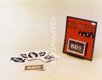 Vtg 1970s - 1980s (Aucoin) Promo Prototype Kiss Kards Toy Photo KISS Specs #2187